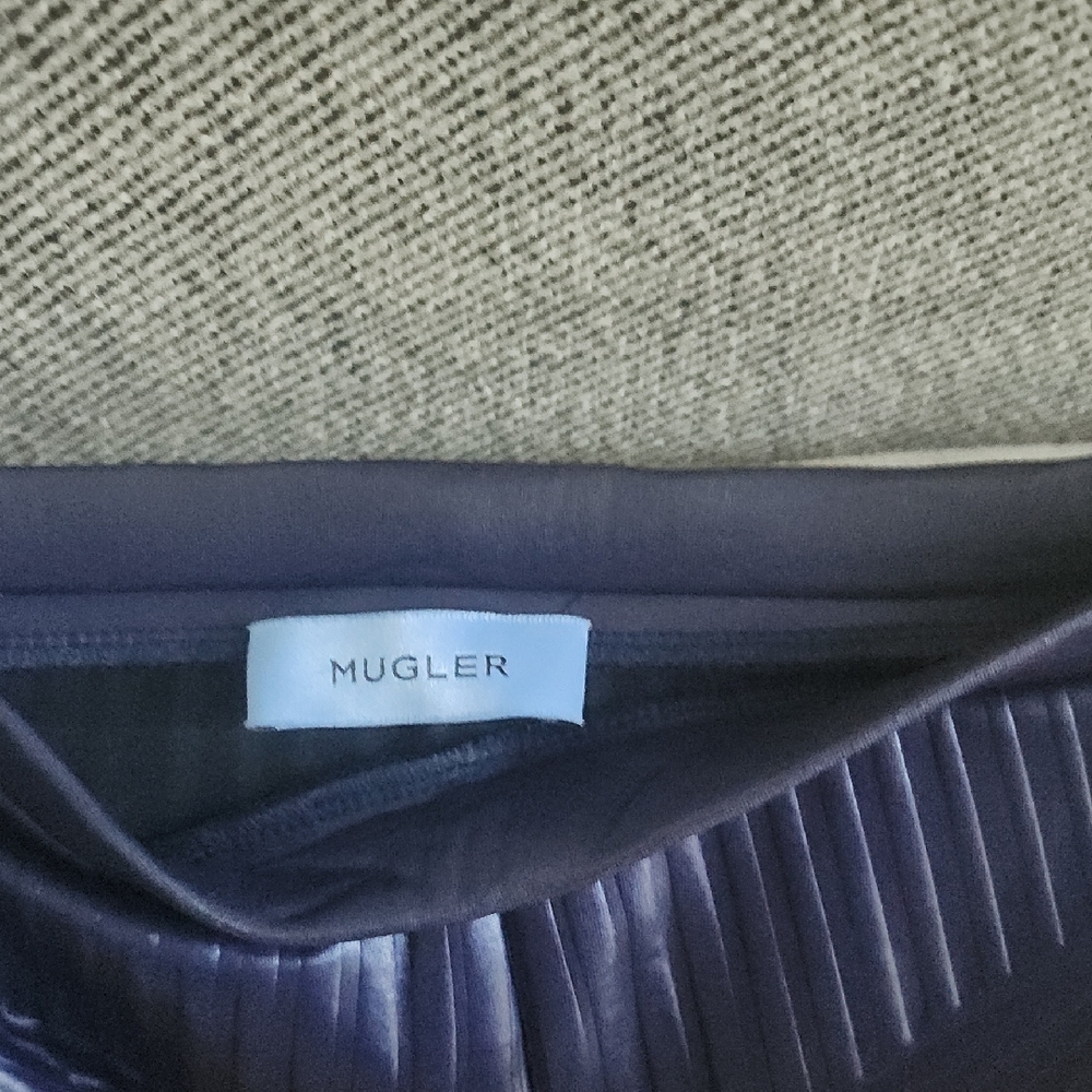 Thierry Mugler Midnight Blue Skinny Pants - Picture 3 of 6